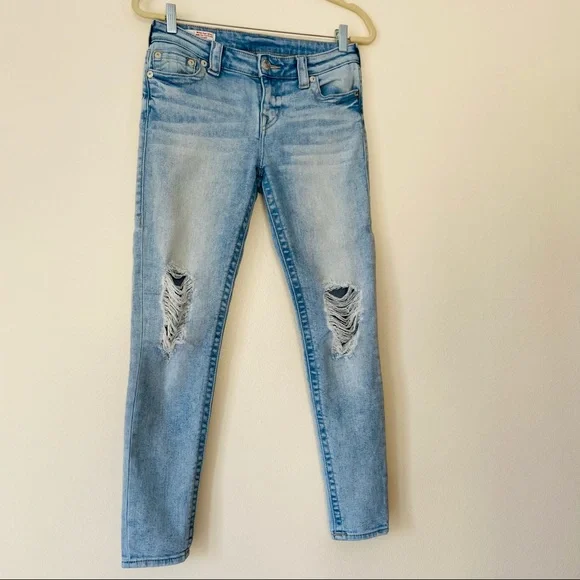 True religion Halle mid rise super skinny distress jeans - Picture 8 of 10